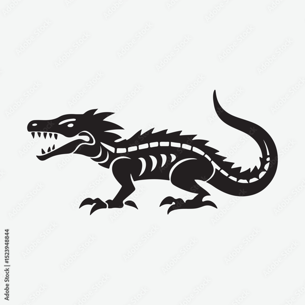 crocodile, reptile, alligator, animal, lizard, wildlife, isolated, nature vector silhutte crocodile, reptile, alligator, animal, lizard, wildlife, isolated, nature vector silhutte