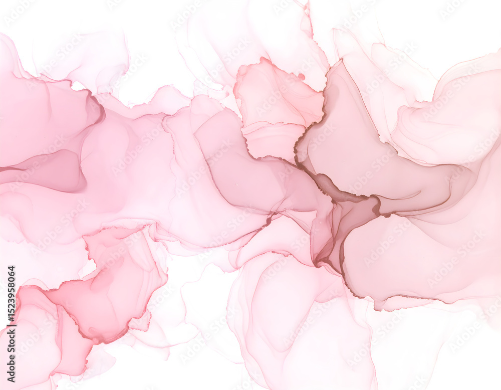 Obraz premium abstract pink background with bubbles