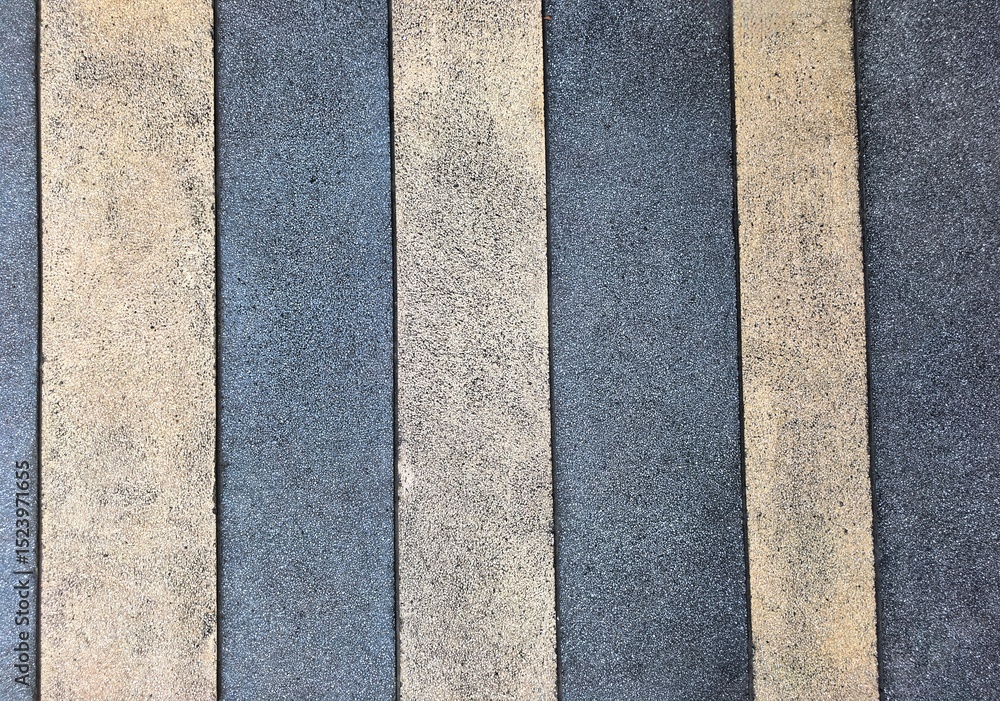 Vertical Striped Pavement with Yellow and Grey Textures Vertical Striped Pavement with Yellow and Grey Textures