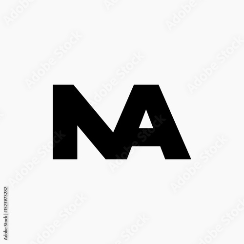 Free Download NA monogram, logotype logo design - GFXLoad