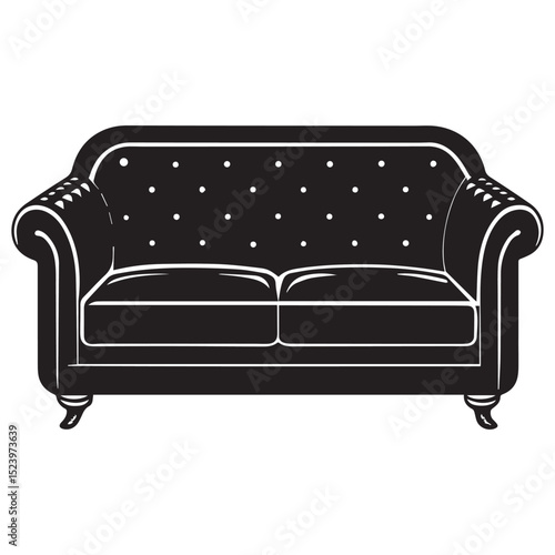 sofa isolated on white background