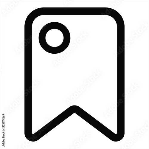 Bookmark  Icon Element For Design