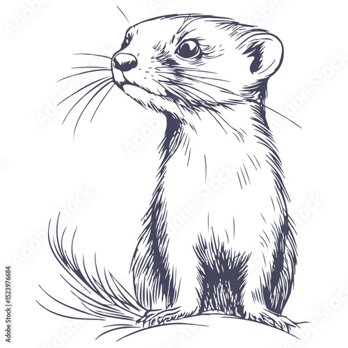 ferret, animal, vector, transparent background, creature, mustela putorius furo, cute, mammal, isolated, wildlife, one animal, nature, furry, vertebrate