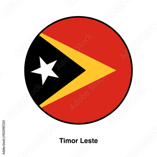 Free Download East Timor flag vector isolated on transparent background - GFXLoad