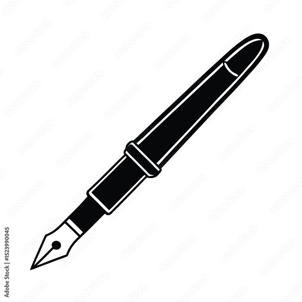 fountain pen vector illustration fountain pen vector illustration