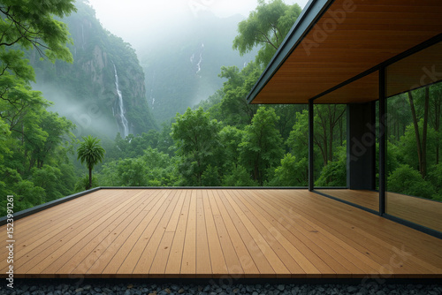 jungle veranda waterfalls