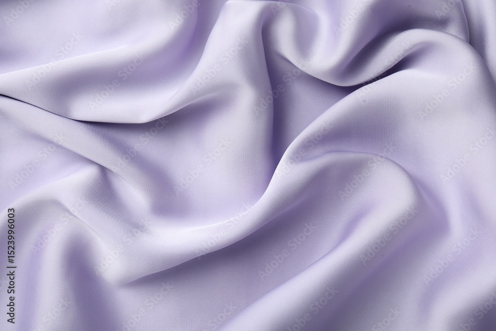 Obraz premium Crumpled violet silk fabric as background, top view