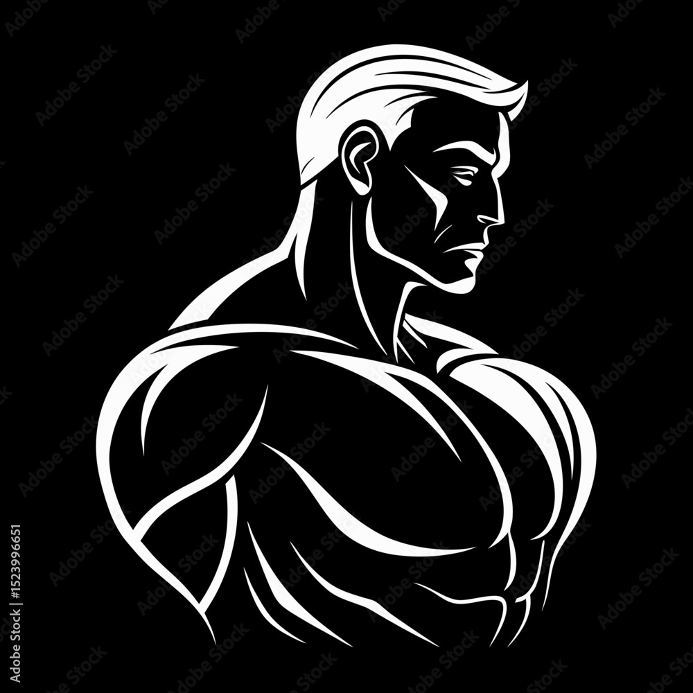 Fototapeta premium Dramatic pencil sketch of human neck in black and white hand-drawn texture