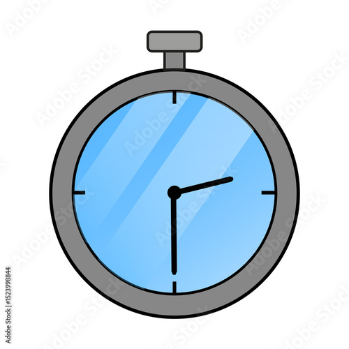 Wallpaper Mural Flat Stopwatch Icon at Half Past Two  – PNG Format with Transparent Background for UI and Infographic Design Torontodigital.ca