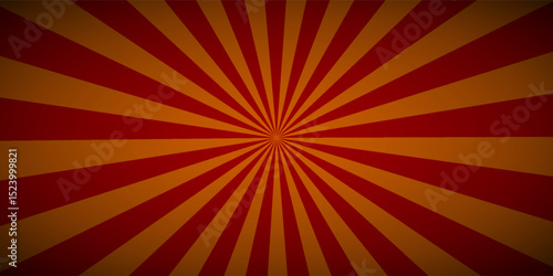 Background with retro rays. Vintage backdrop, boom, comic, circus pattern. Cartoon pop art template. Vector illustration