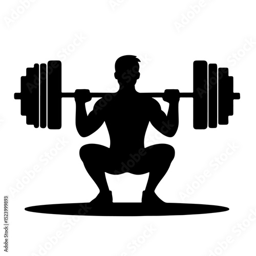 weightlifting silhouette