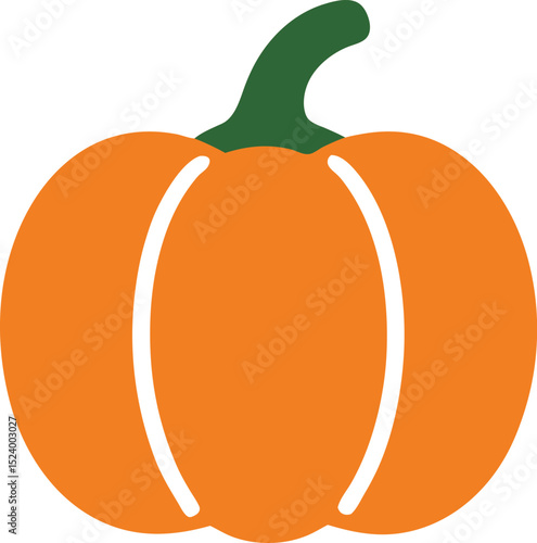 Minimalist Pumpkin Illustration