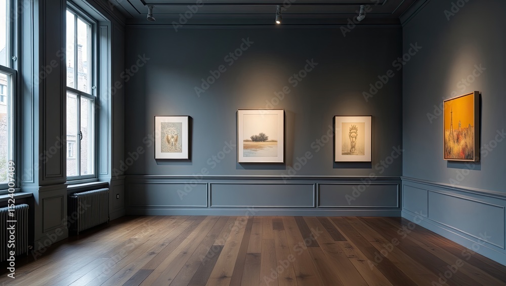 Fototapeta premium empty room with window