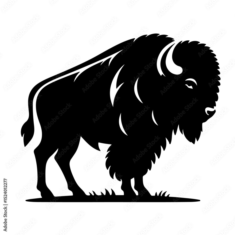 Fototapeta premium bison silhouette