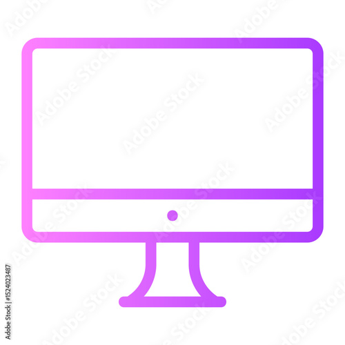 monitor gradient icon