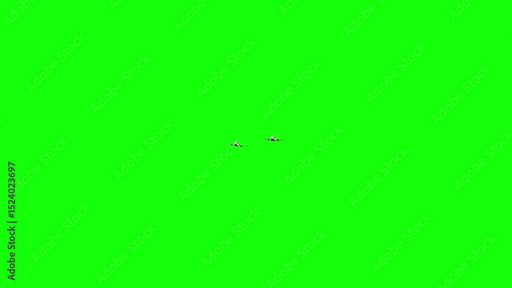 3d rendered animation of jet fighters in flight on green screen 3d rendered animation of jet fighters in flight on green screen