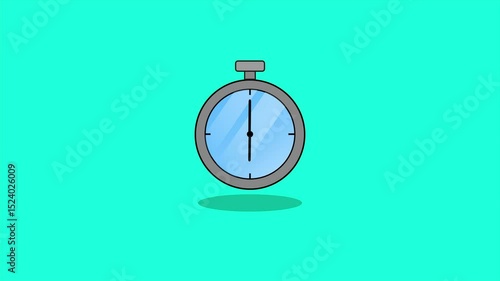 Wallpaper Mural Spinning Stopwatch Animation WIth Green Background– Looping Time Icon for Motion Graphic Projects, Presentation, Education, etc Torontodigital.ca