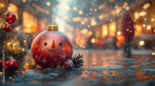 Christmas winter vector design. Merry christmas greeting text with snow man characters in winter wonder land background for holiday season HD 8k wallpaper photographic image