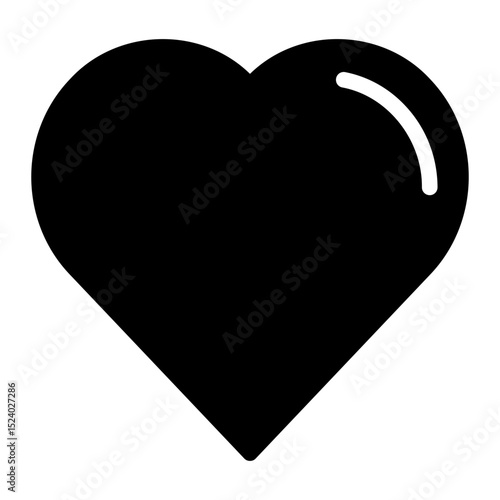 heart glyph icon