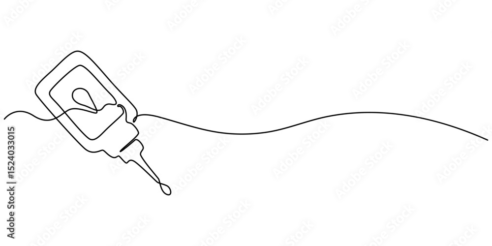 Fototapeta premium Car Engine Oil, Car Service line icon continuous one line drawing, Continuous line of oil jerry cans.one line drawing of packaging jerry, Gallon continuous one line drawing vector illustration, Oil
