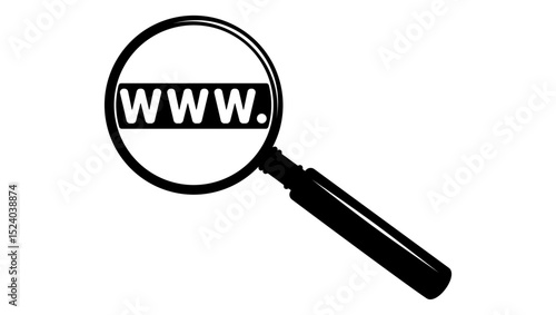 Site Audit or scan symbol, black isolated silhouette