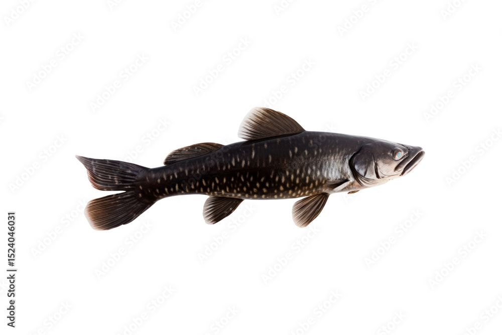 Obraz premium Poecilia Petenensis: A poecilia petenensis isolated a simple aquatic animal photo.