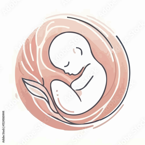 digital art of a baby protected in the womb 16