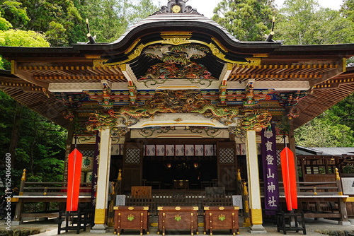 hodosan-jinja or Shrine in Chichibu, Saitama, Japan - 日本 埼玉県 秩父 寶登山神社
