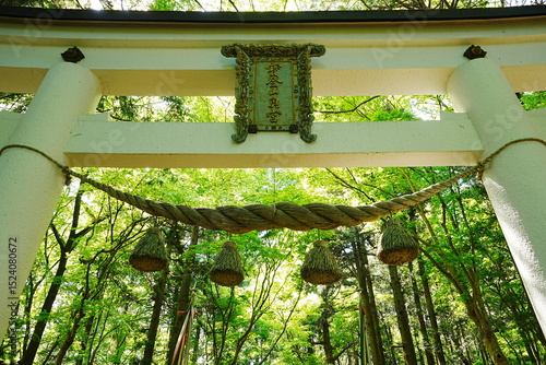 Hodosan-jinja or Shrine in Chichibu, Saitama, Japan - 日本 埼玉県 秩父 寶登山神社 奥宮
