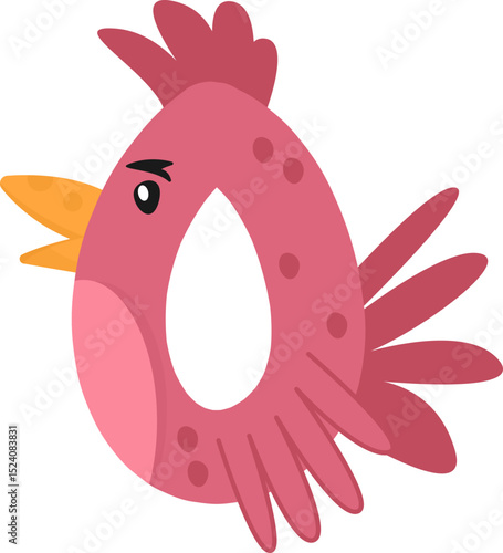 Whimsical Chicken and Rooster Alphabet & Numbers
