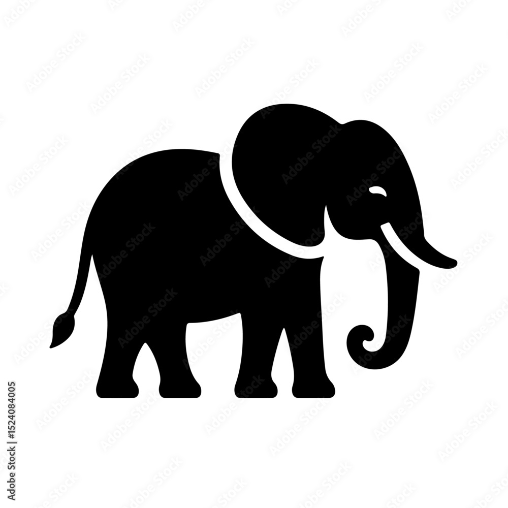 Fototapeta premium Elephant silhouette