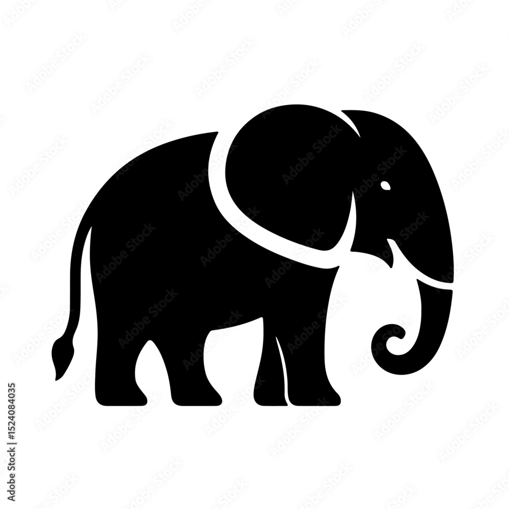 Obraz premium Elephant silhouette