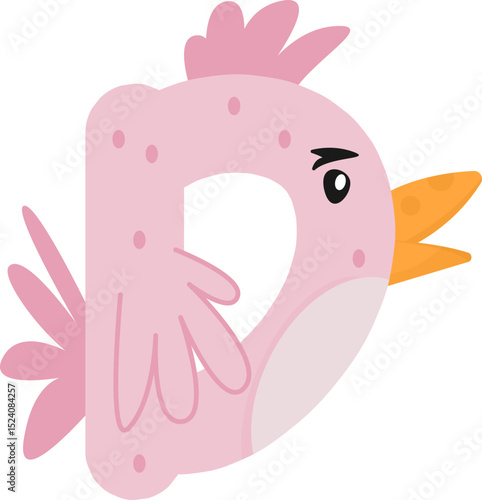 Whimsical Chicken and Rooster Alphabet & Numbers