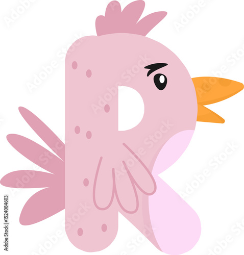 Whimsical Chicken and Rooster Alphabet & Numbers