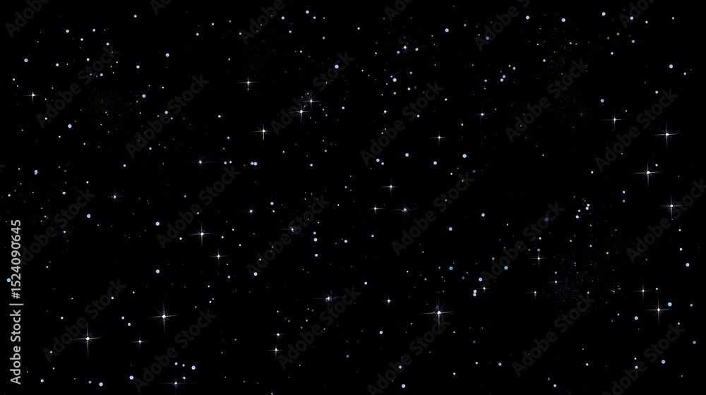 Fototapeta premium Deep space filled with stars glitter