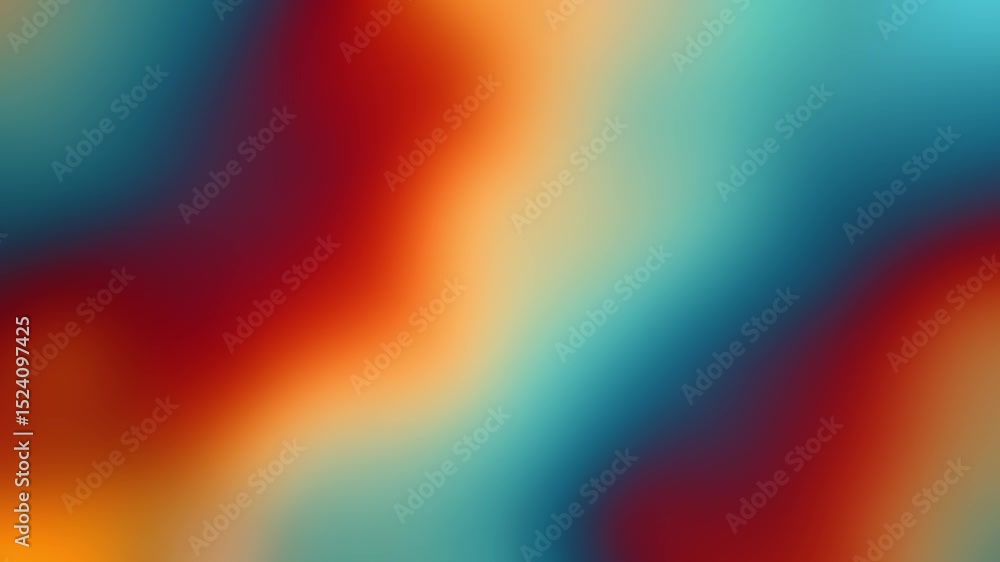 Vibrant gradient style rainbow teal psychedelic grainy colorful flow wave, music cover dance party poster design. Retro Colors from the 1970s 1980s, 70s, 80s, 90s style. Gradient background.