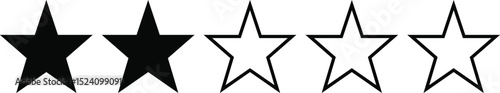 2 star review. We want your feedback. Rating to service experience on online application for Customer review satisfaction feedback survey concept. Rating feedback.