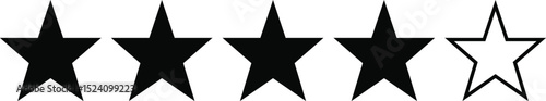 4 star review. We want your feedback. Rating to service experience on online application for Customer review satisfaction feedback survey concept. Rating feedback.