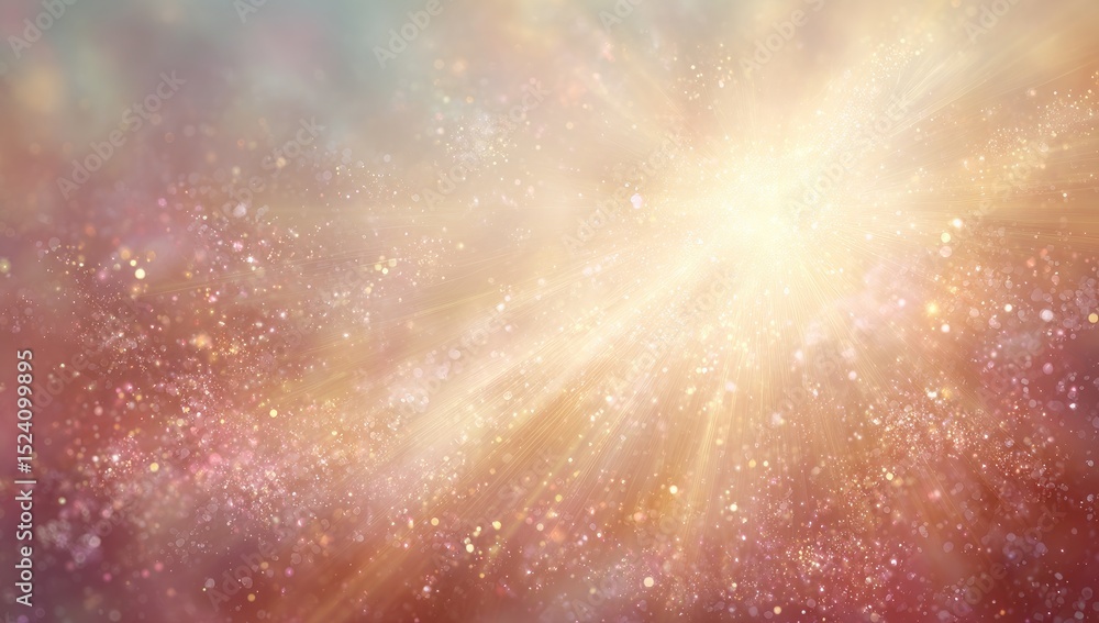 Naklejka premium Abstract, radiant, soft light burst
