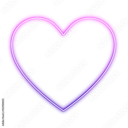 heart neon icon 