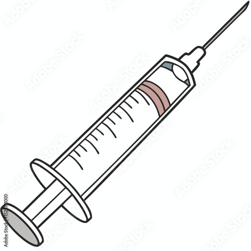 syringe with needle