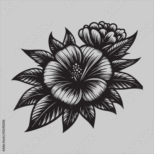 Floral Contrast

