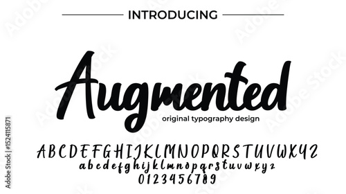 Augmented – Bold Handwritten Font for Tech, Creative, and Branding Projects