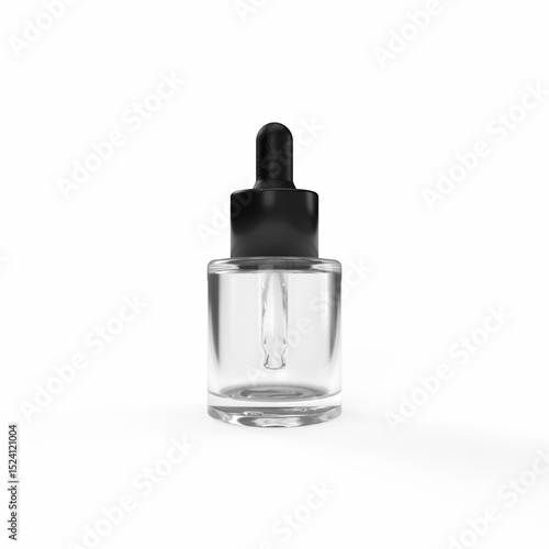dropper bottle isolated. 3D render