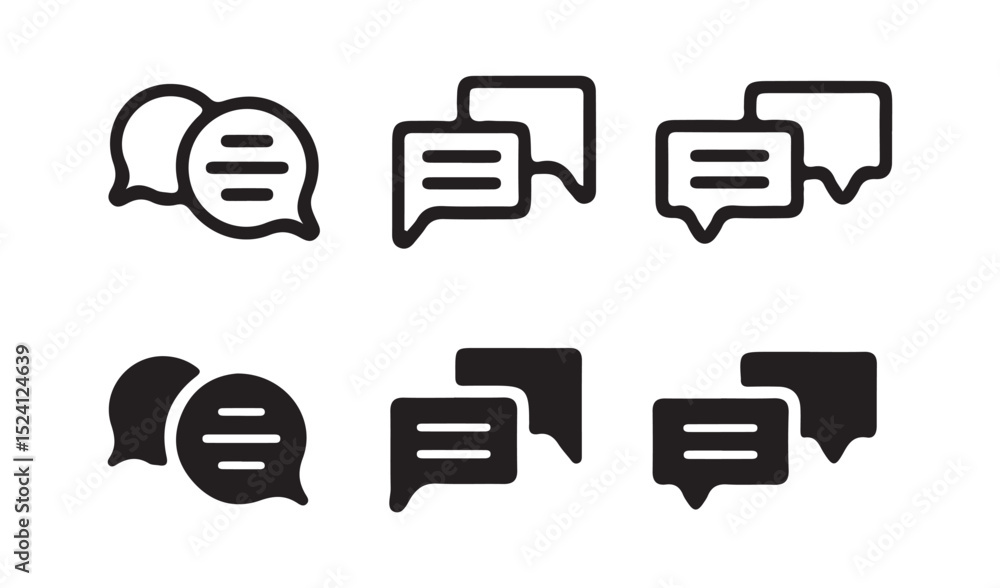 Text comment icon speech bubble symbol Chat message icons - talk message Bubble chat icon. Vector illustration eps 10 Text comment icon speech bubble symbol Chat message icons - talk message Bubble chat icon. Vector illustration eps 10