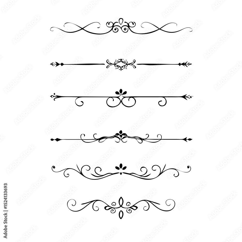 Set of Black Hand Drawn Rustic Doodle Design Elements. Decorative Floral Swirls, Scrolls, Text Frames, Dividers. Vintage Vector Illustration.
Set of Black Hand Drawn Rustic Doodle Design Elements. Decorative Floral Swirls, Scrolls, Text Frames, Dividers. Vintage Vector Illustration.