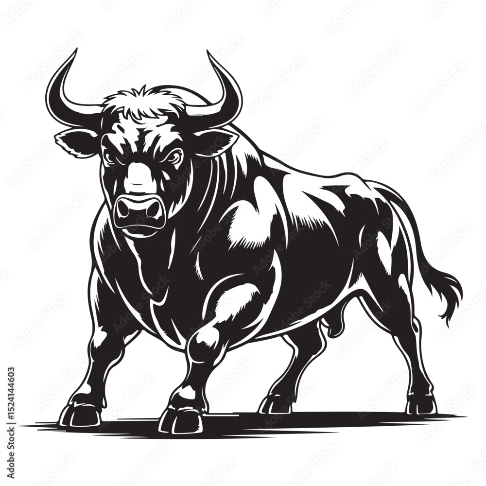 Fototapeta premium Premium Cow Silhouette Vector Set – Elegant Black Cattle Illustrations in Varied Poses . Thank You 