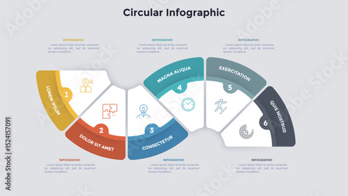 Modern Infographic Vector Banner. Business Presentation Slide