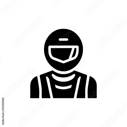 Photos Vector Illustration of Motorcycle Driver