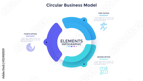 Modern Infographic Vector Banner. Business Presentation Slide